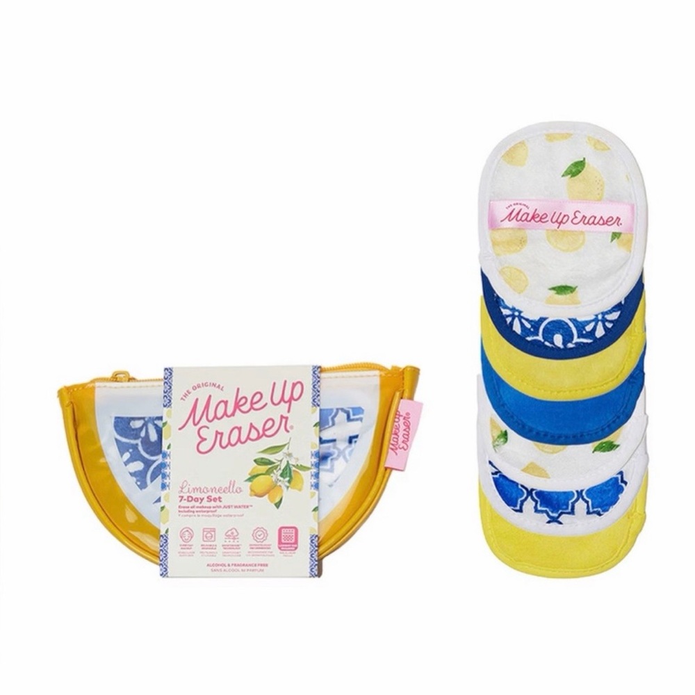 Make Up Eraser Limoncello 7-Day Reusable Face Cloth Travel Set